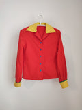 Schmale bunte Bluse
