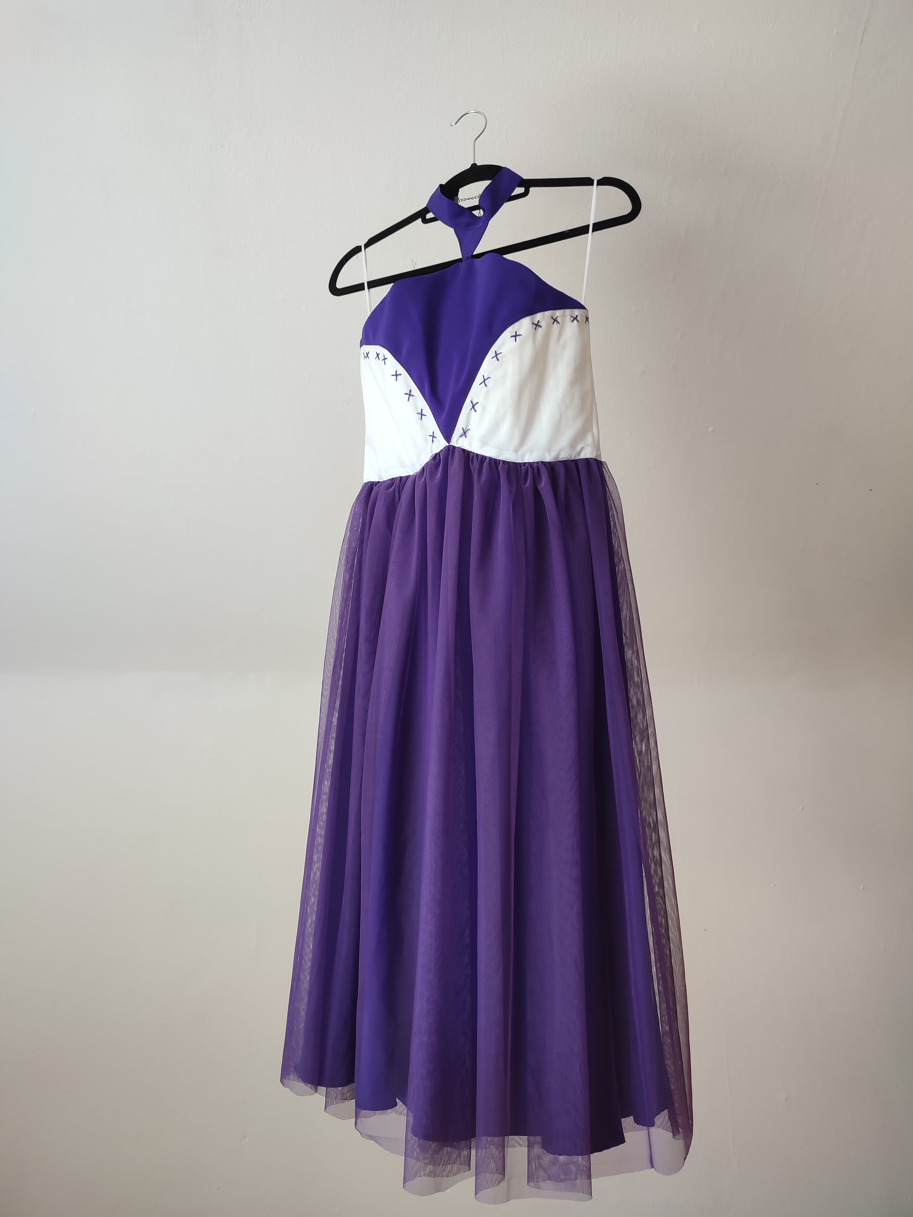 Lila Midikleid