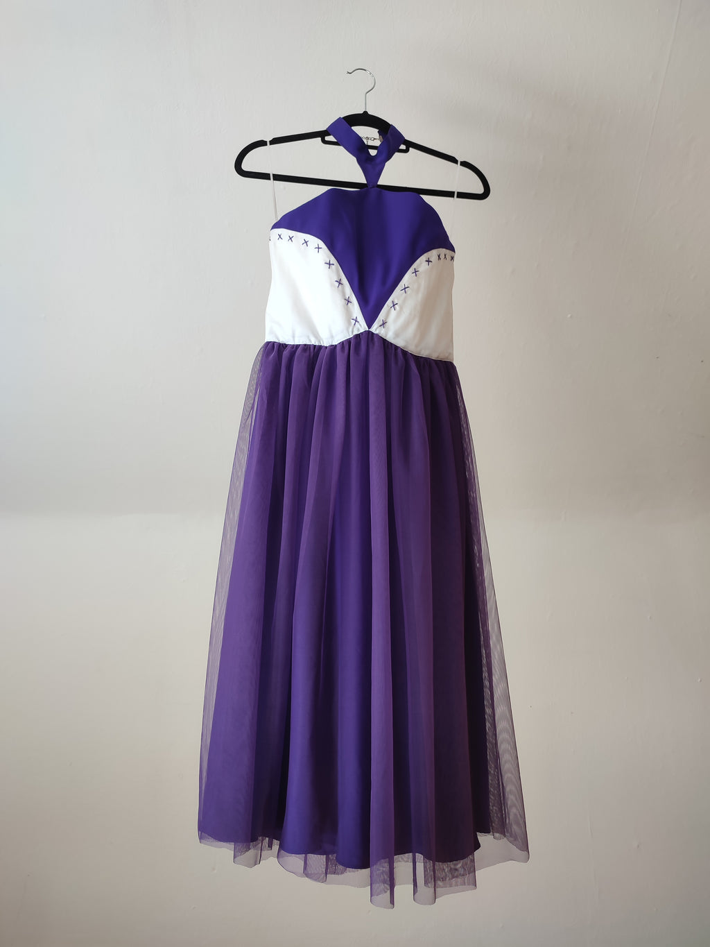 Lila Midikleid
