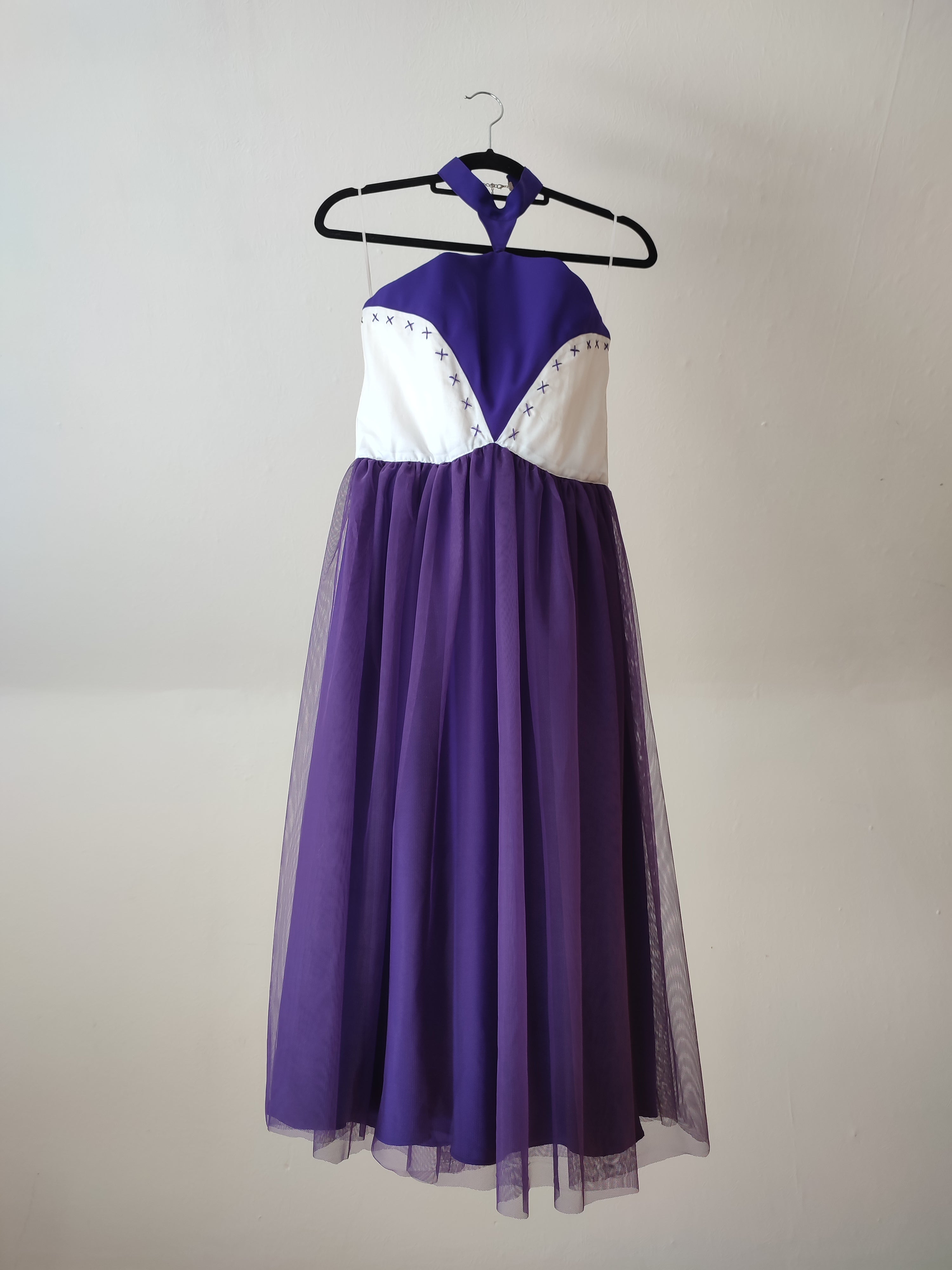 Lila Midikleid