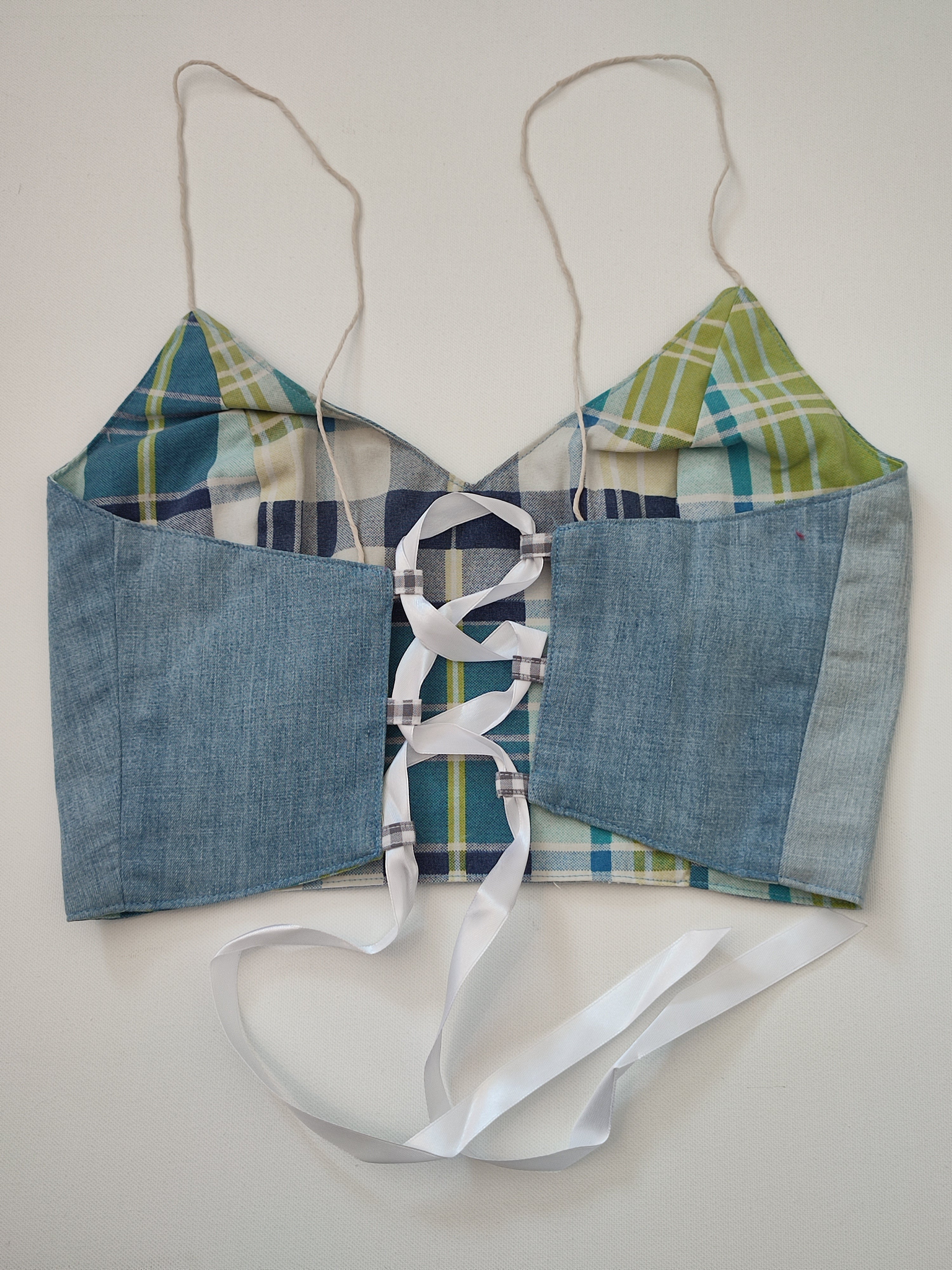 Denim Korsett