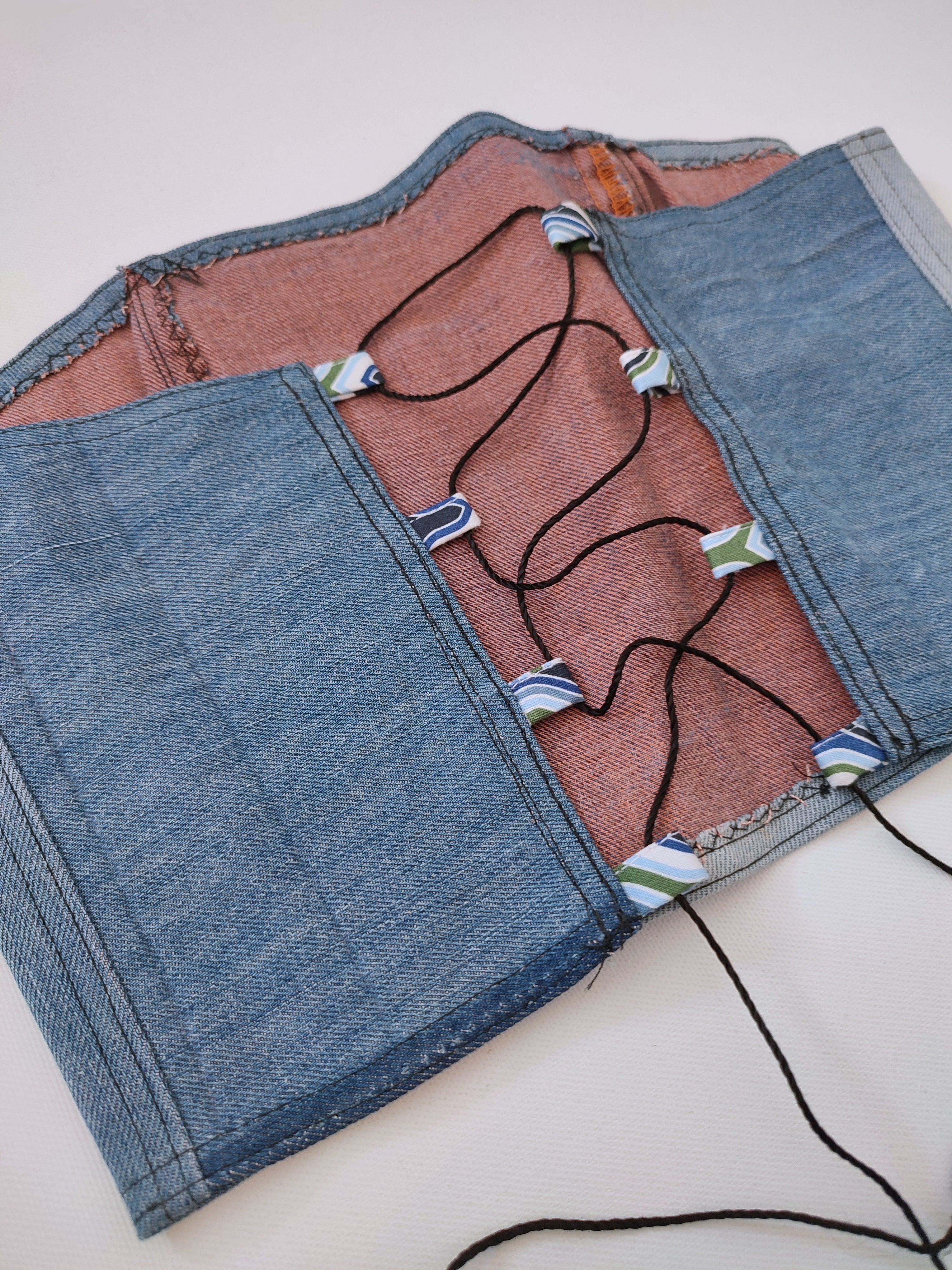 Denim Korsett