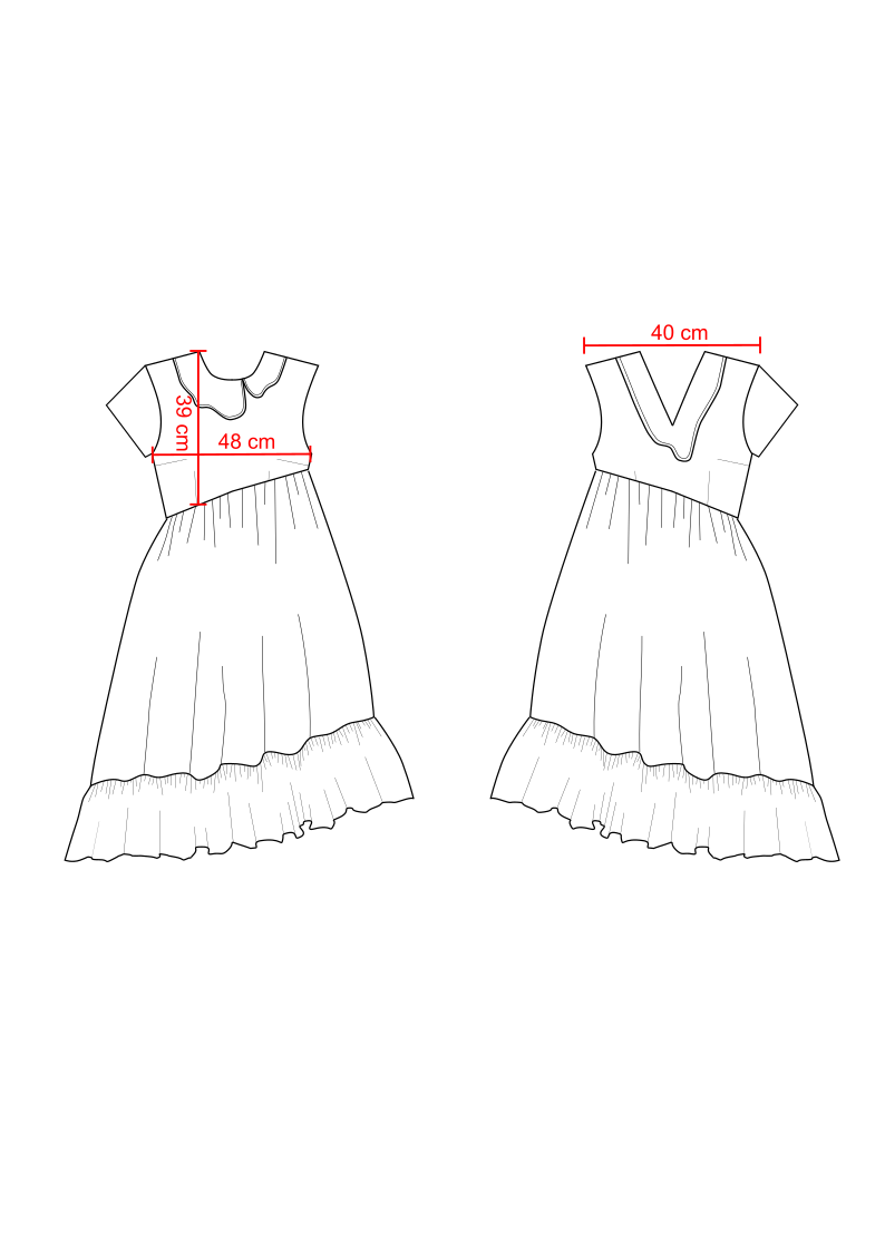 Grünes Kleid