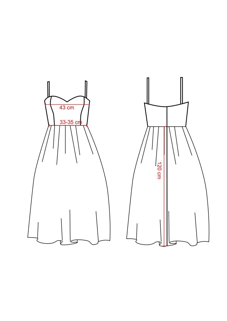 Regenbogen Kleid