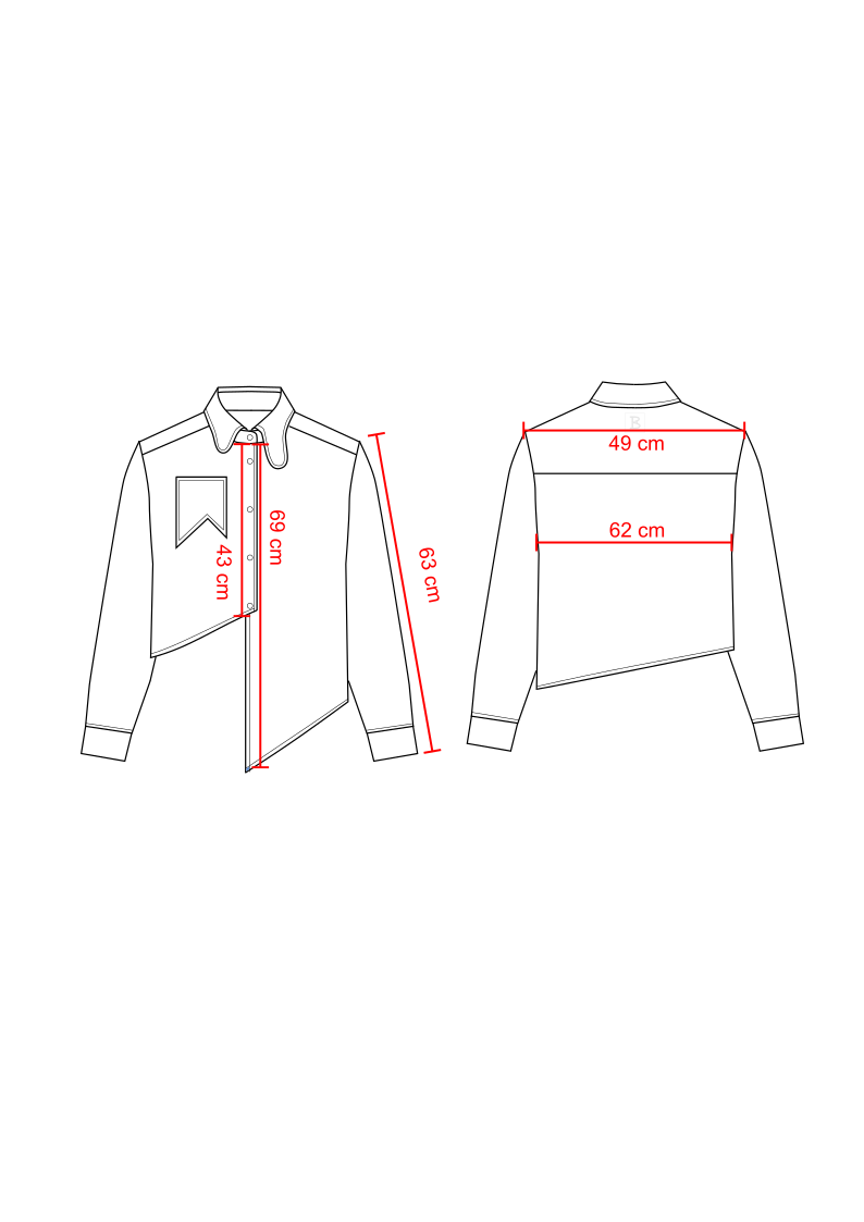 Gelbe Bluse
