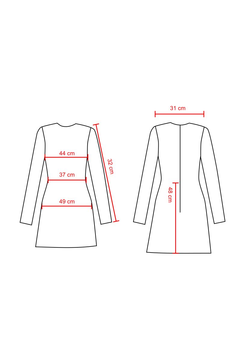 Zickzack Kleid