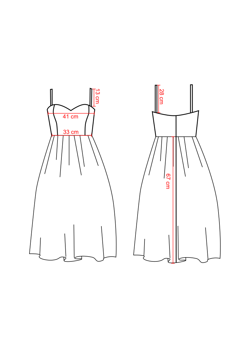 Schneeflockenkleid