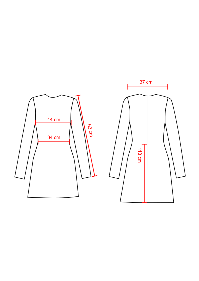 Rückenfreies Kleid